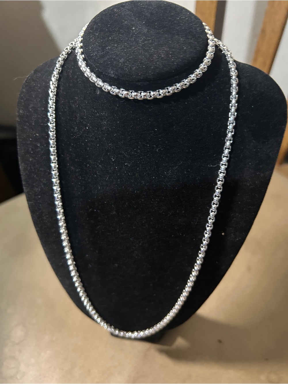 Silver Tennis Necklace and Bracelet Set - Women